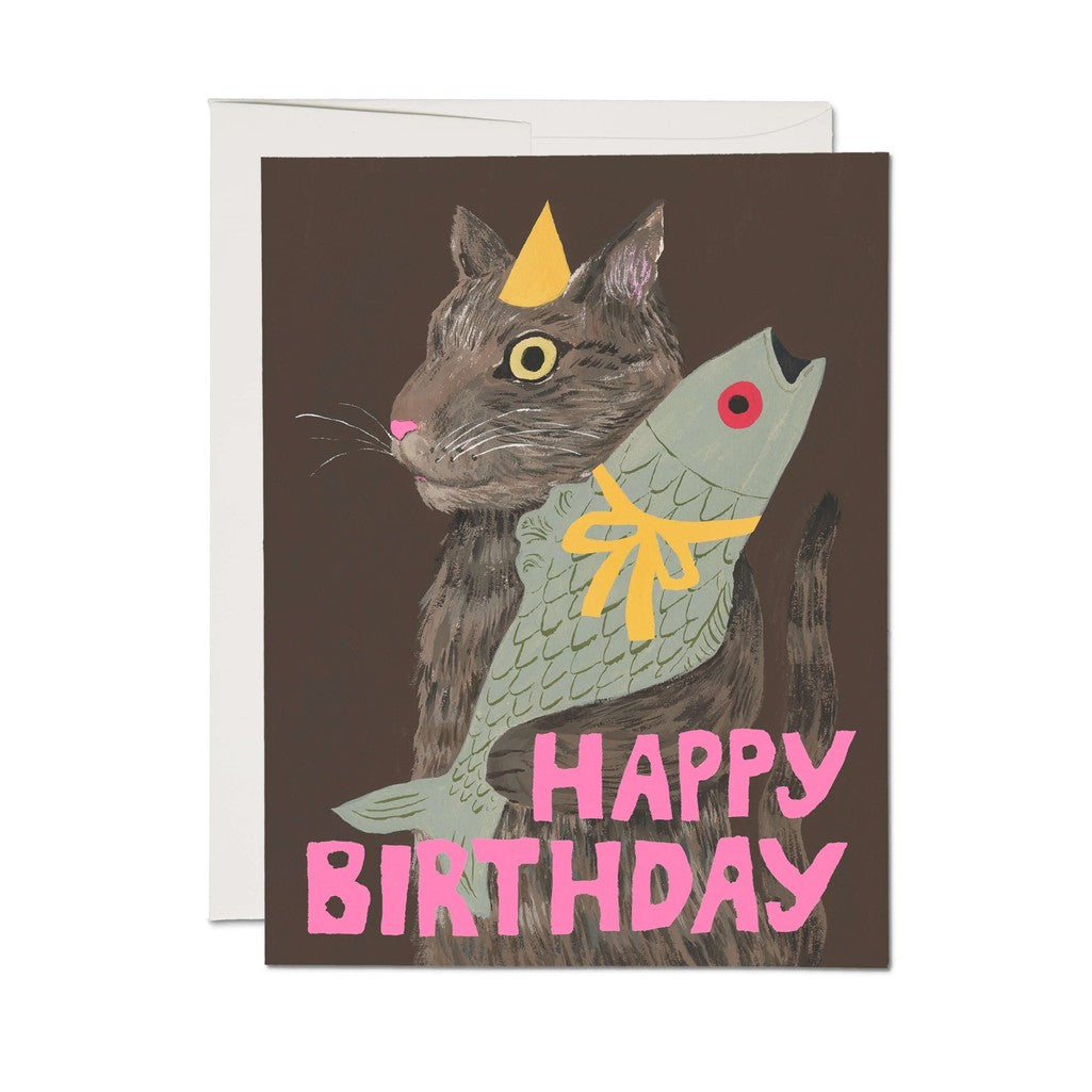 Cat's Delight Greeting Card - Parkette.