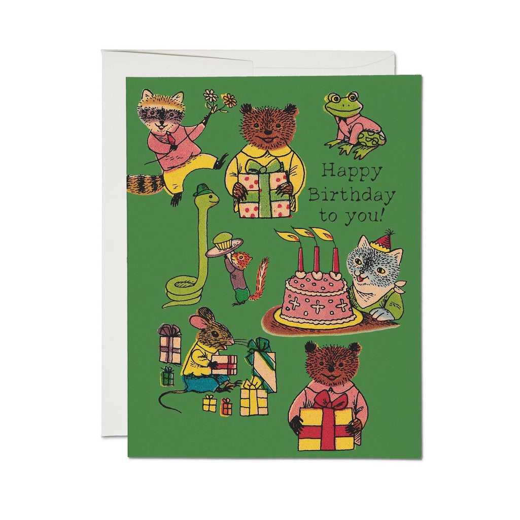 Richard Scarry Critter Wishes Greeting Card - Parkette.