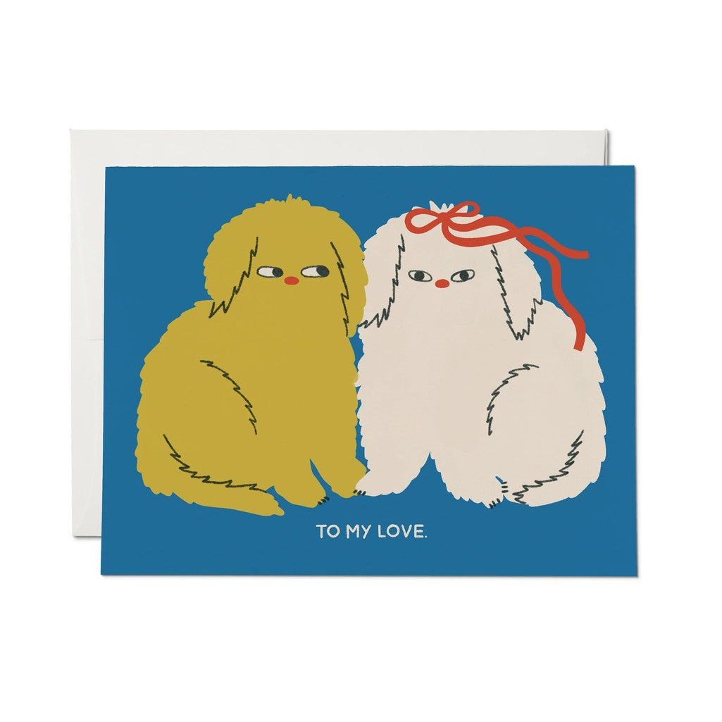 To My Love Greeting Card - Parkette.