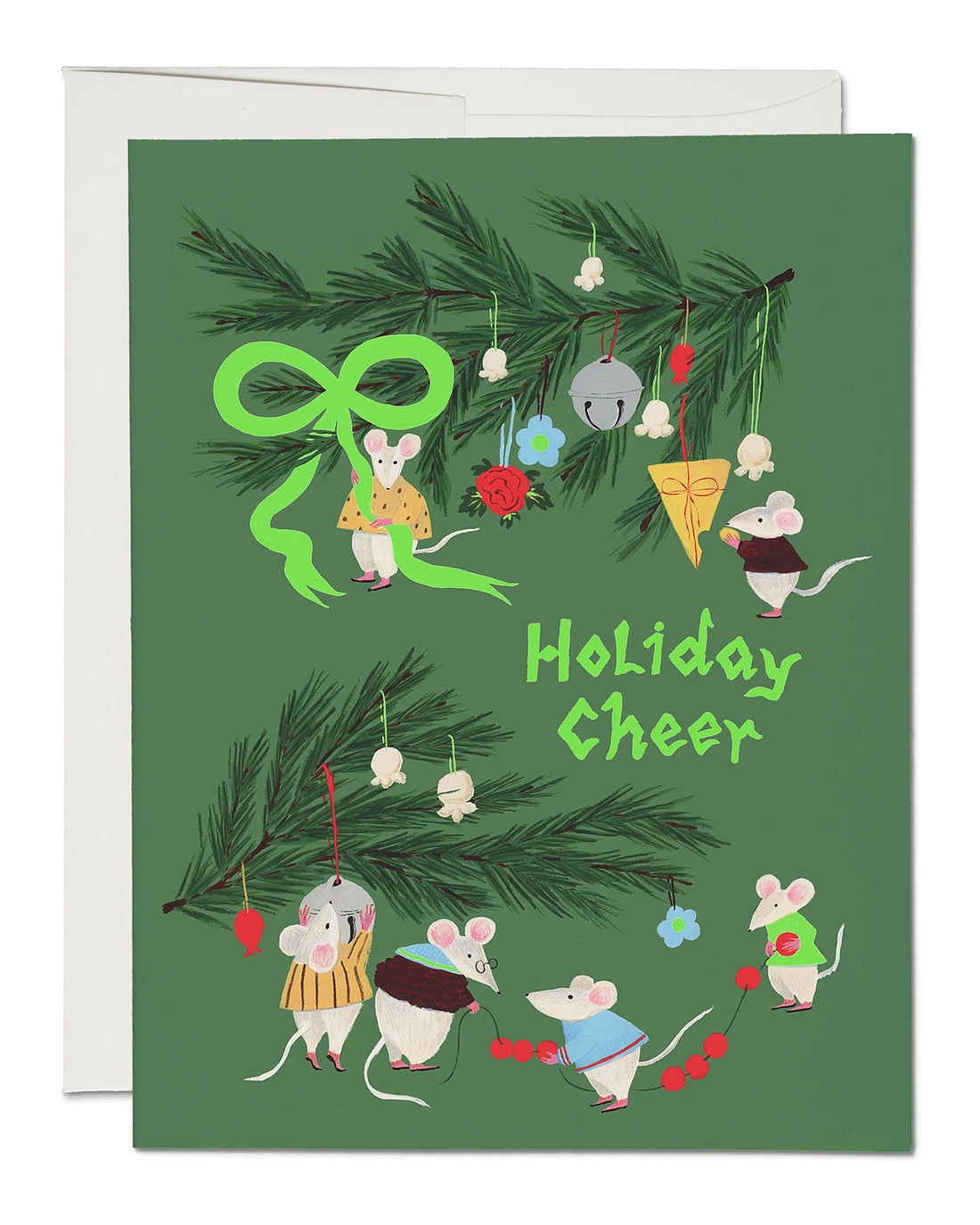 Cheerful Mice Greeting Card