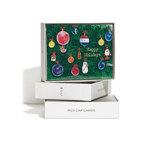 Christmas Decorations Greeting Cards - Boxed Set of 8