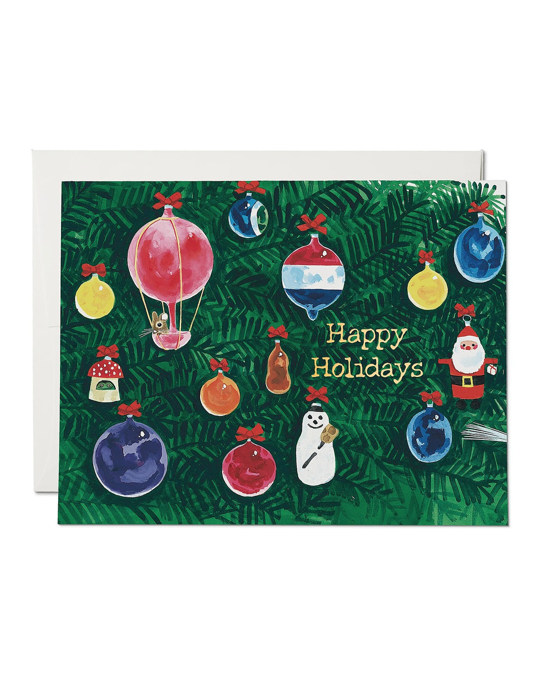 Christmas Decorations Greeting Cards - Boxed Set of 8