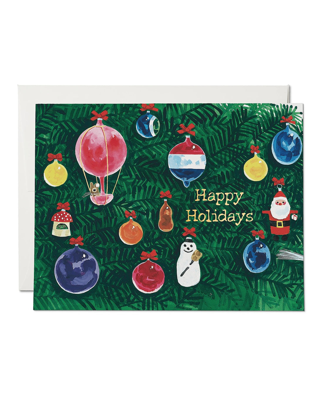 Christmas Decorations Greeting Card