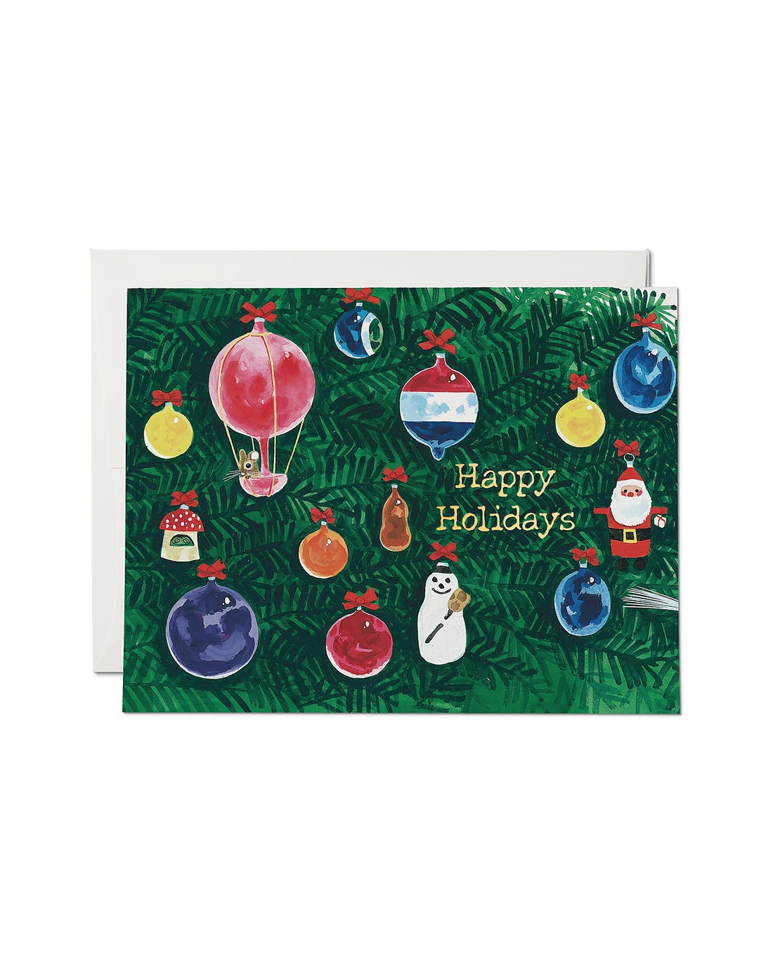 Christmas Decorations Greeting Card - Parkette.