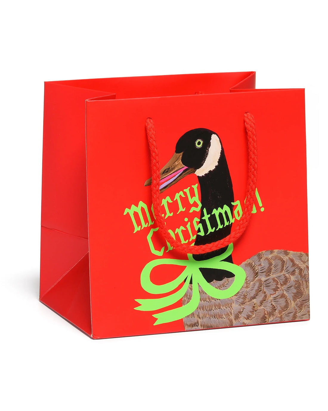 Christmas Goose Gift Bag — Small