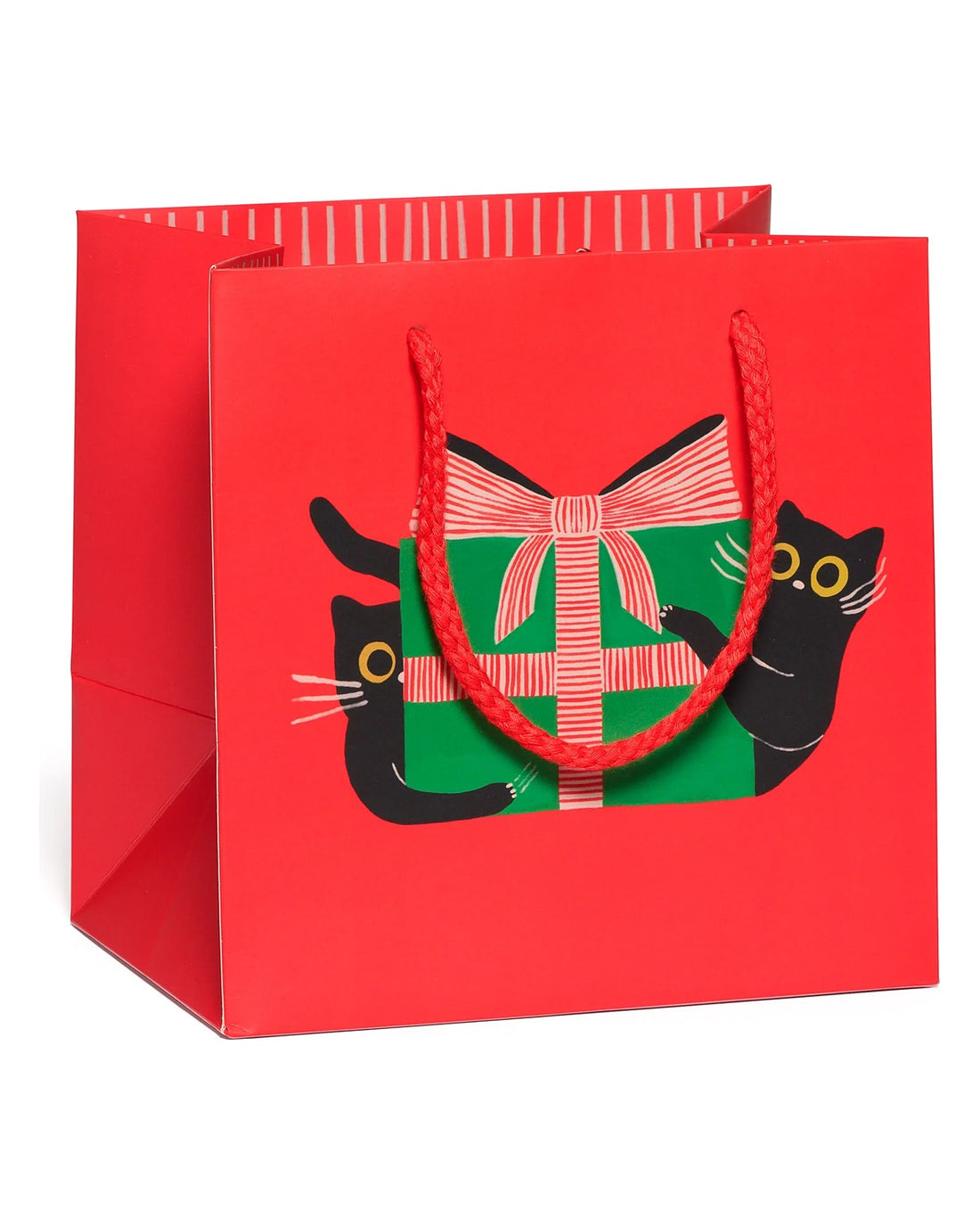 Holiday Black Cat Gift Bag — Small - Parkette.
