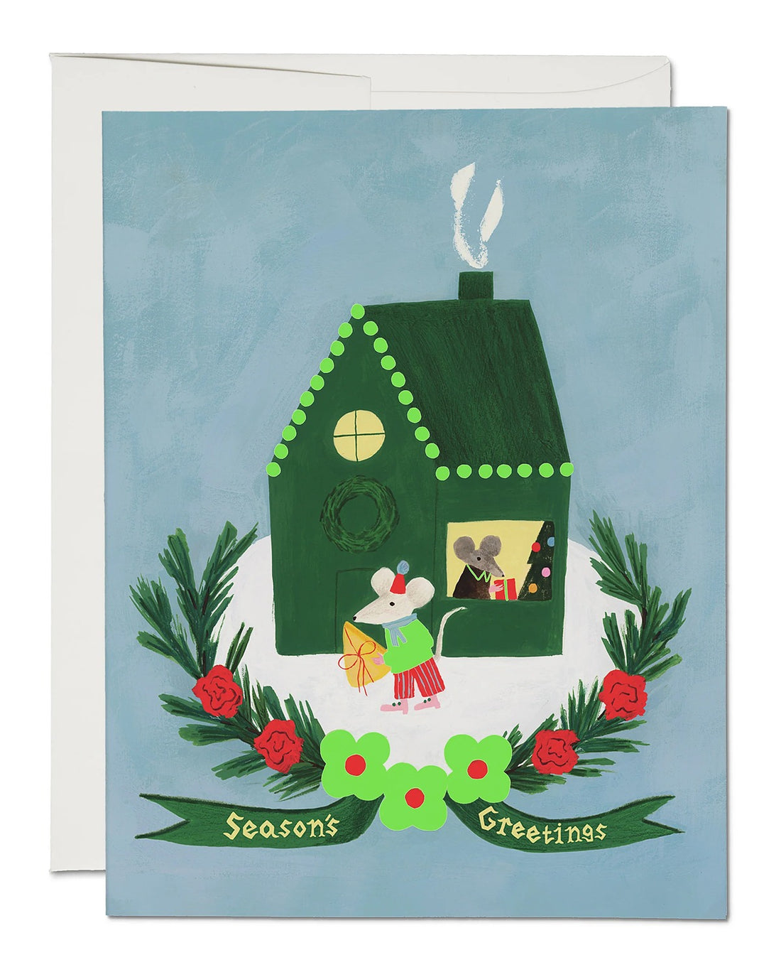 Mouse Tidings Greeting Card