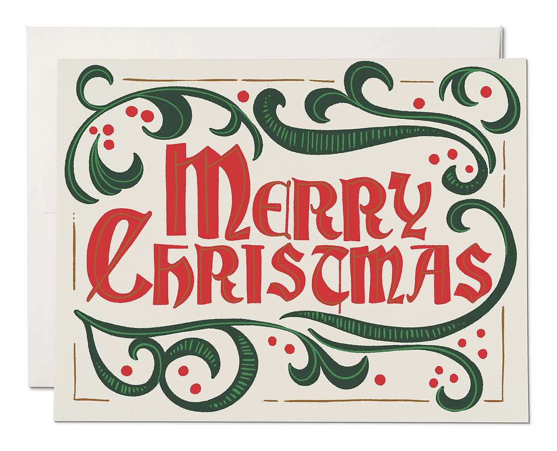Old-Fashioned Christmas Greeting Card - Boxed Set of 8