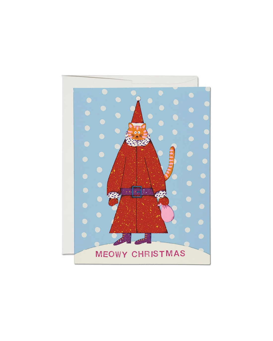 Santa Cat Greeting Card - Parkette.