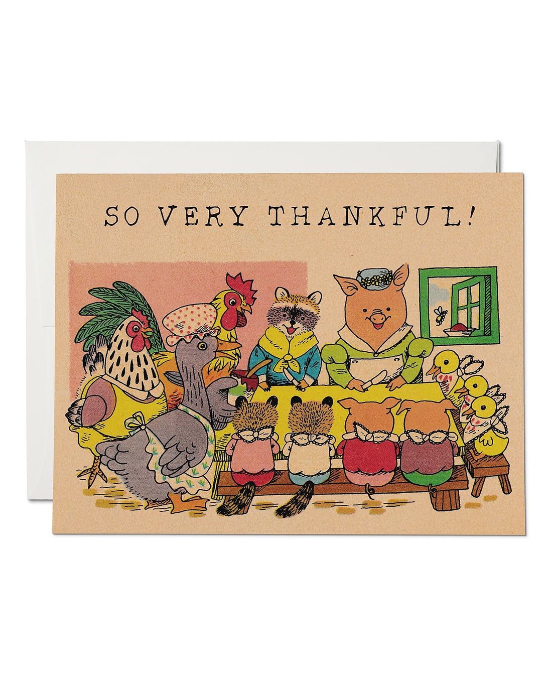 Thanksgiving Spread Greeting Card