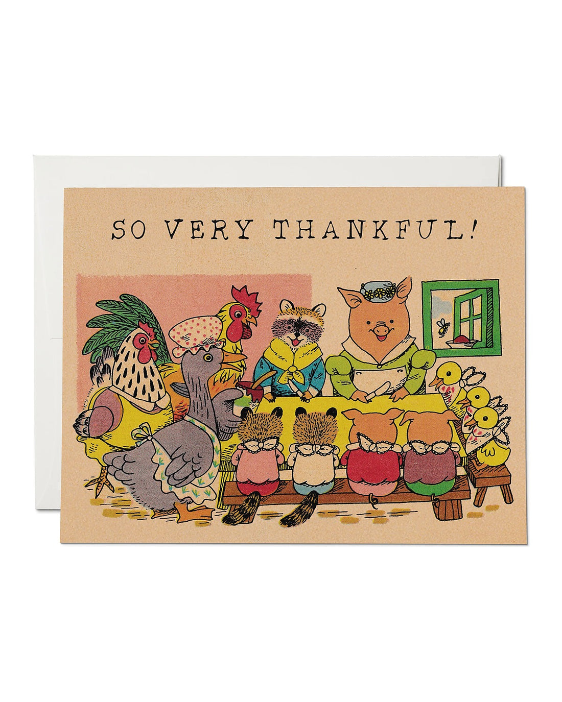 Thanksgiving Spread Greeting Card - Parkette.