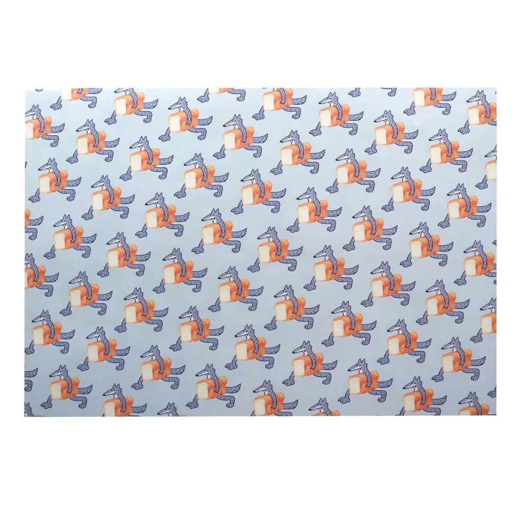 Bread and Wolf Wrapping Paper - 3 Sheets - Parkette.