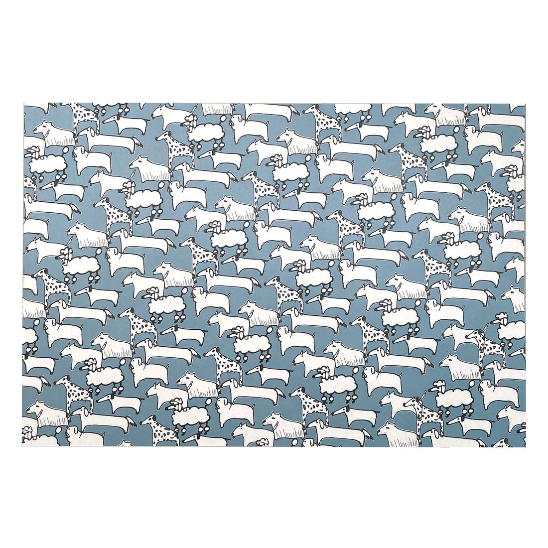 Dogs Wrapping Paper - 3 Sheets - Parkette.