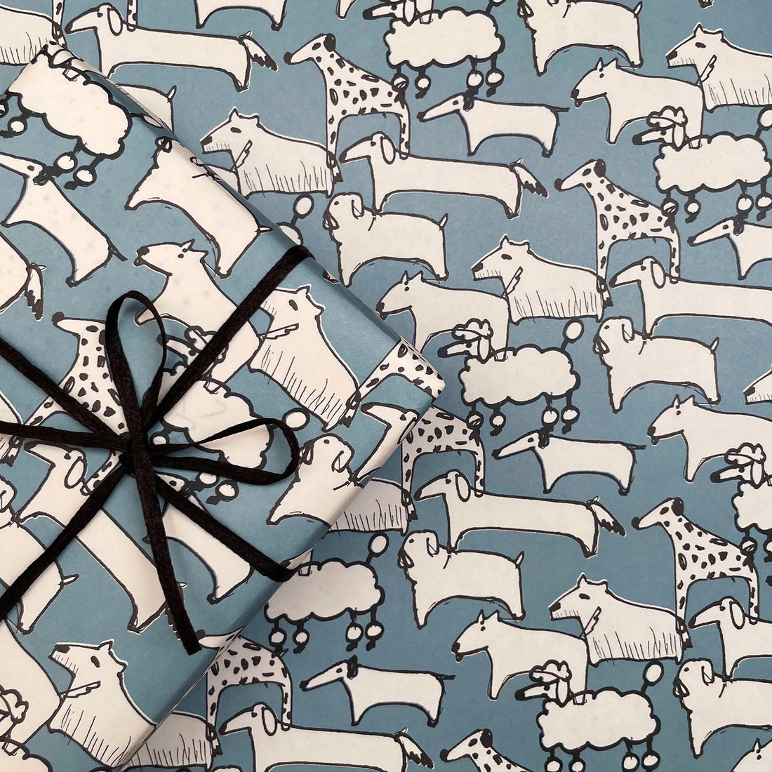 Dogs Wrapping Paper - 3 Sheets - Parkette.