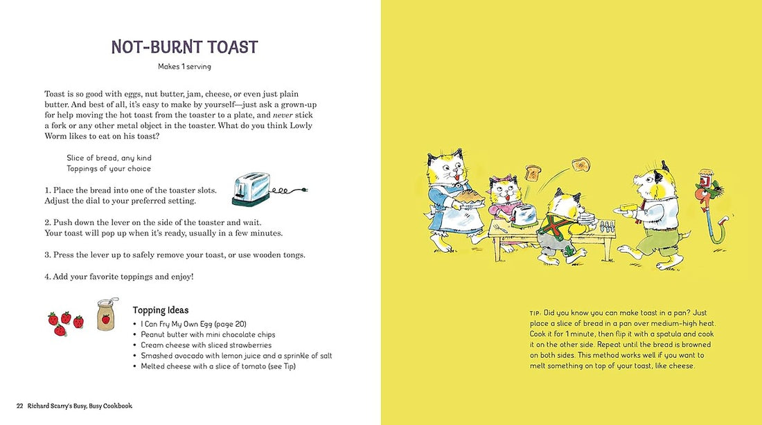 Richard Scarry's Busy, Busy Cookbook - Parkette.