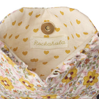 Cottage Floral Ruffle Heart Bag
