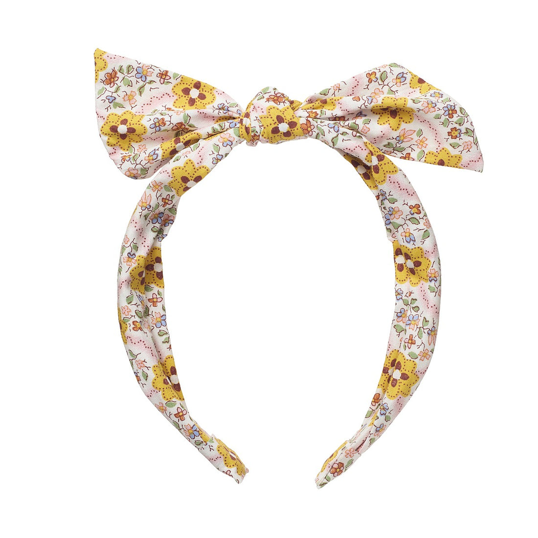 Cottage Floral Tie Headband