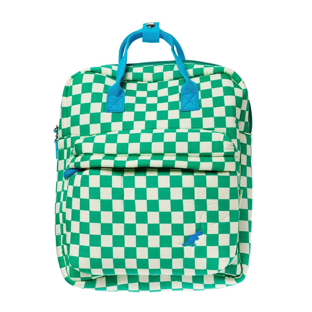 Dinosaur Check Backpack - Parkette.