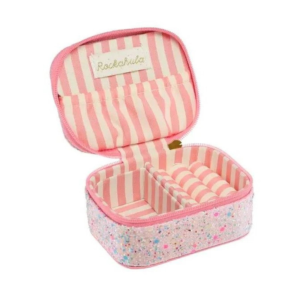 Rainbow Confetti Glitter Mini Jewellery Box - Parkette.