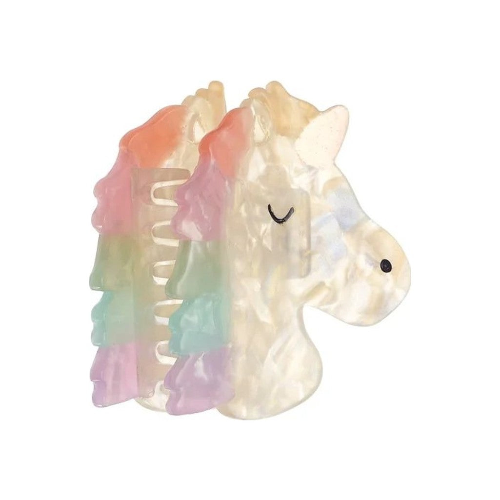 Rainbow Unicorn Claw Clip - Parkette.