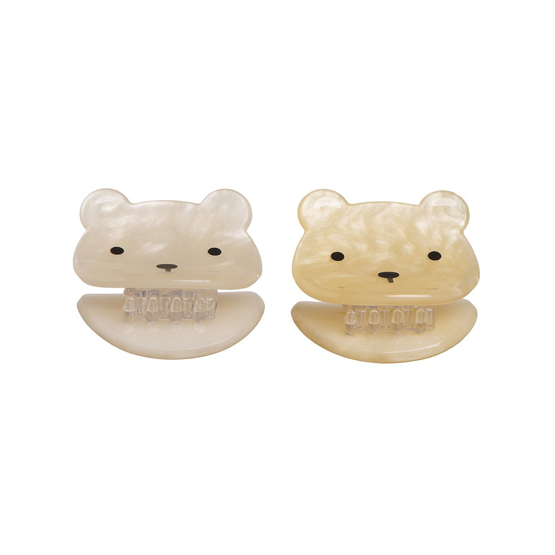 Teddy Bear Claw Clips 2 Pack