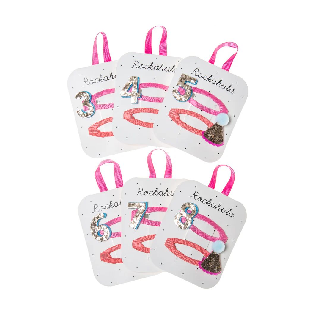 Birthday Glitter Clips - Parkette.