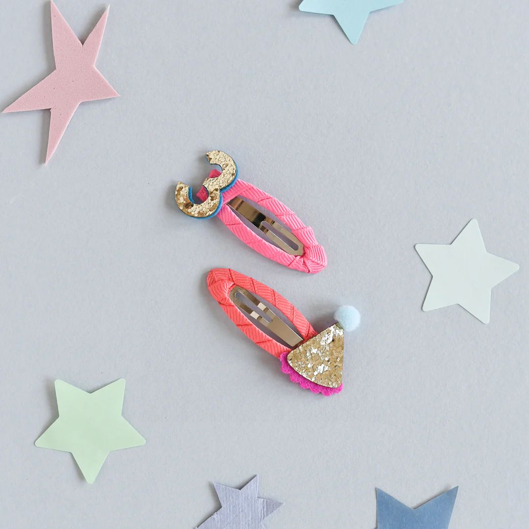 Birthday Glitter Clips - Parkette.