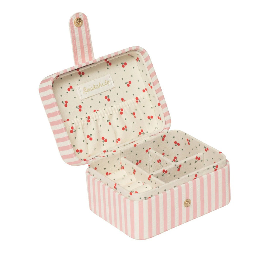 Stripy Cherry Jewellery Box - Parkette.