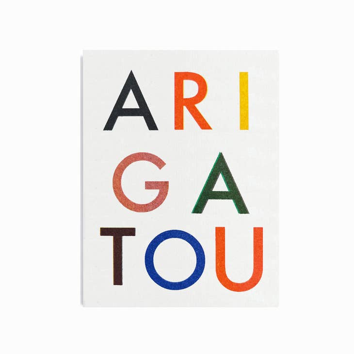 Arigatou Mini Card - Parkette.