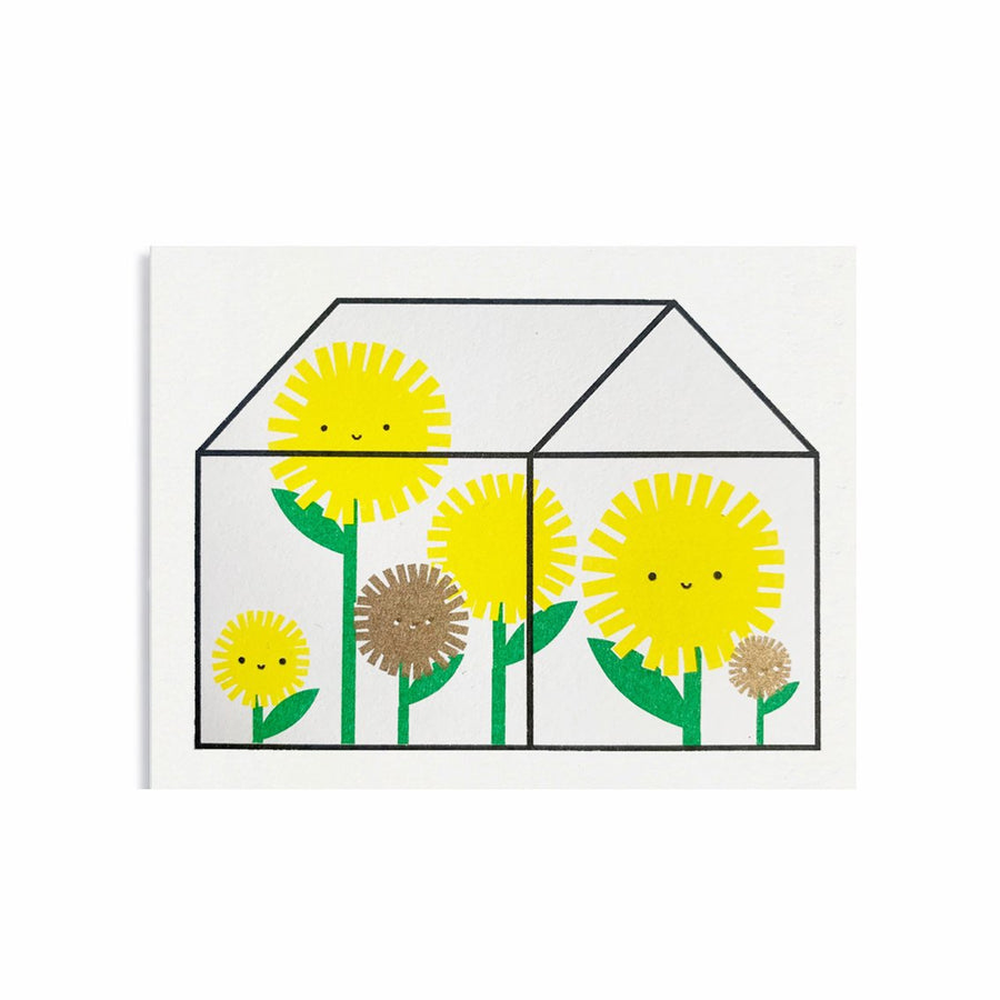 Sunflower House Mini Card - Parkette.