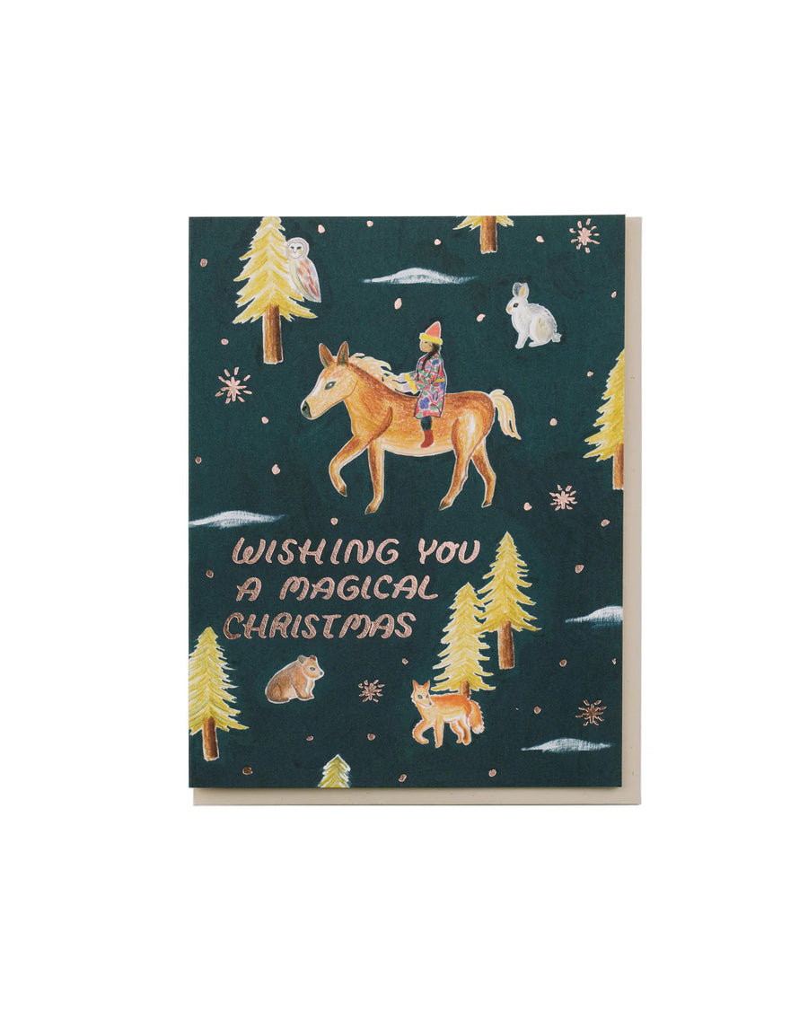 Magical Christmas Card - Parkette.