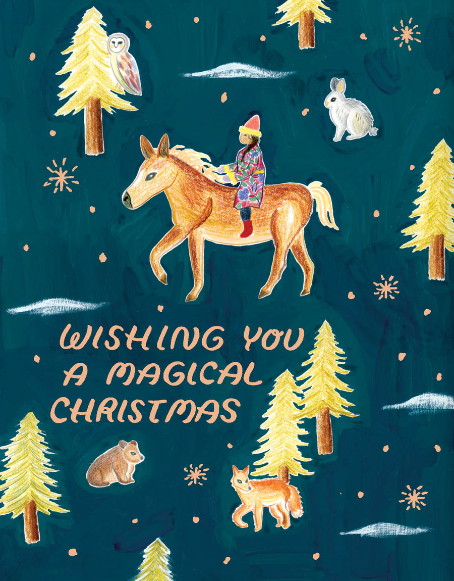 Magical Christmas Card - Parkette.