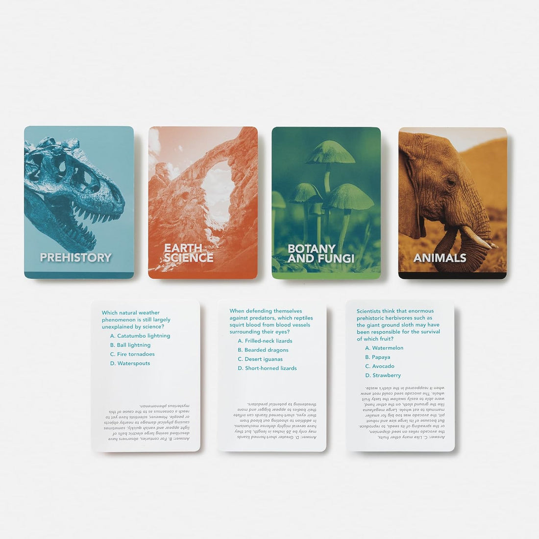 Smithsonian Natural History Trivia Cards