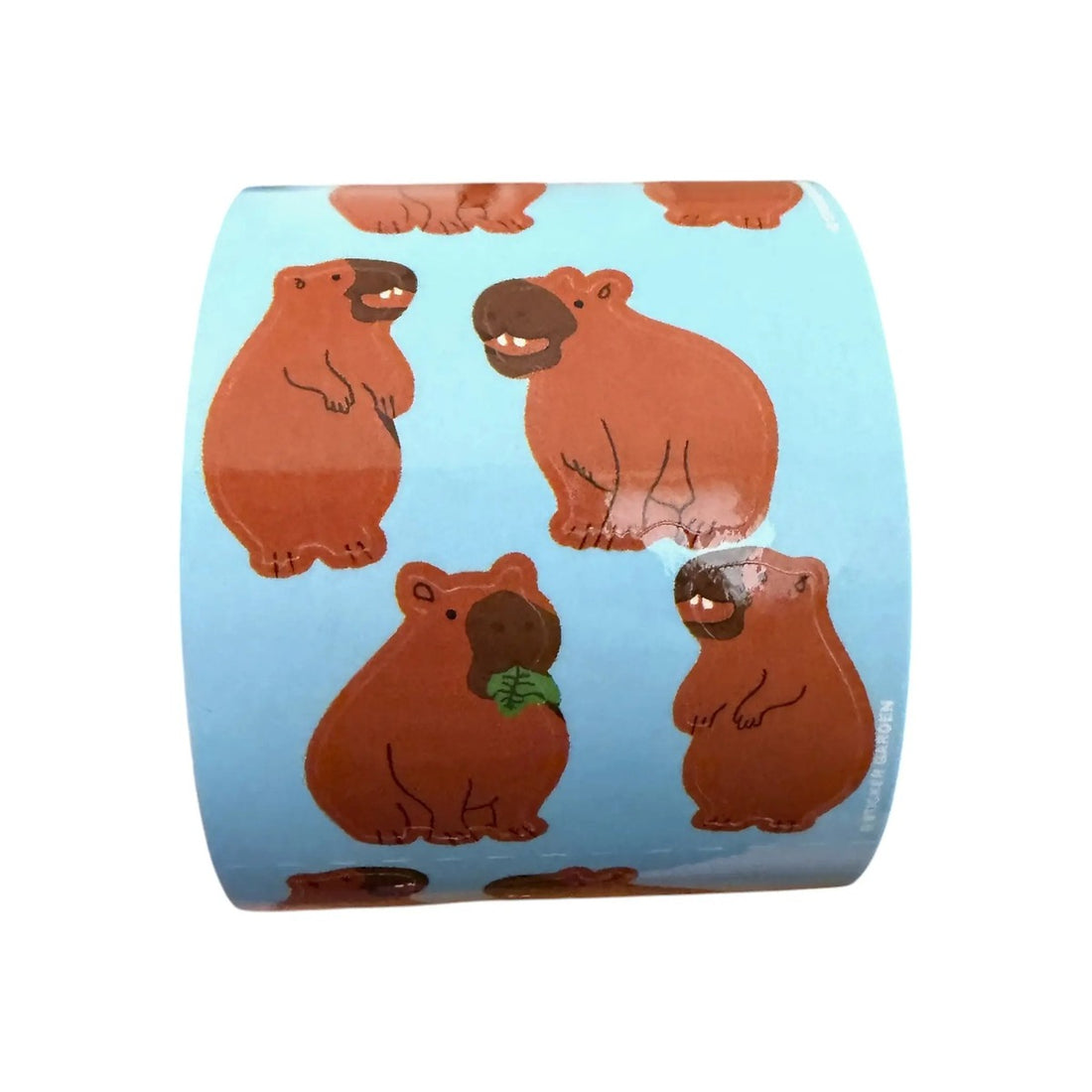 Capybara Sticker Roll Sheet