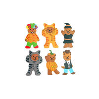 Glossy Trick or Bear Halloween Sticker Sheet