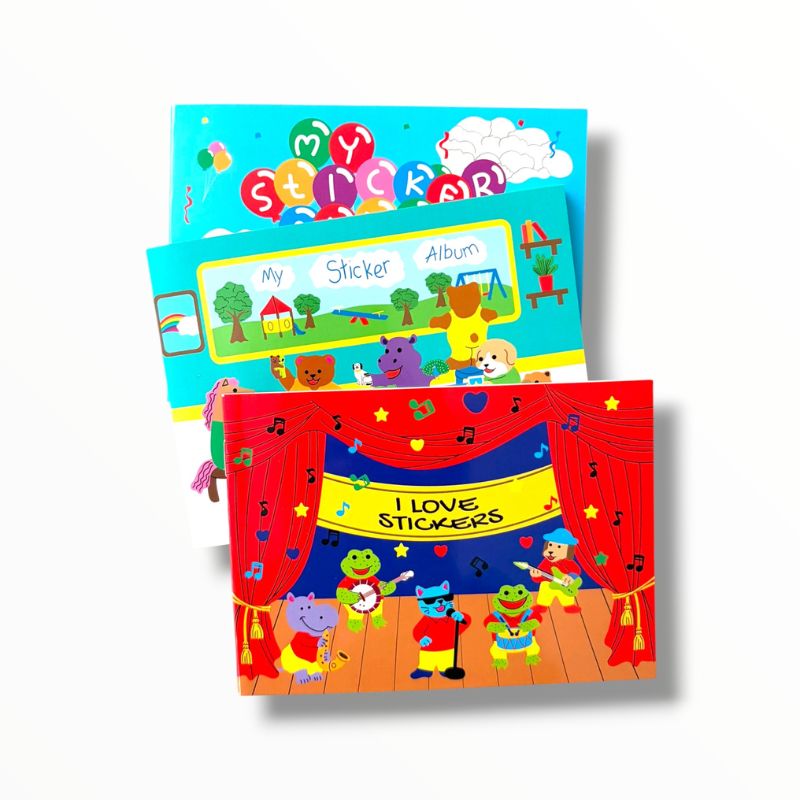 I Love Stickers Blank Sticker Album