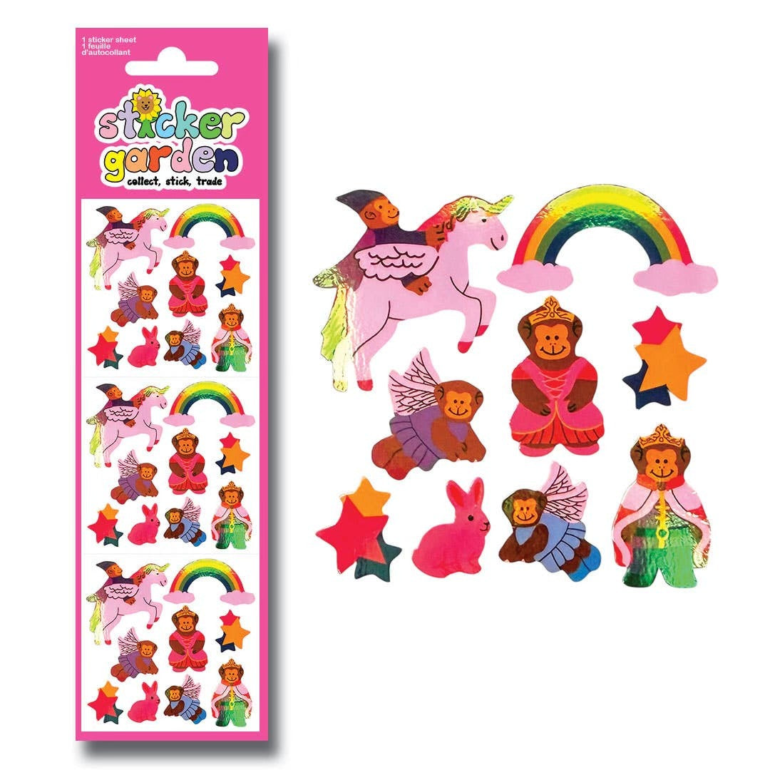 Pearl Monkeytales Sticker Sheet