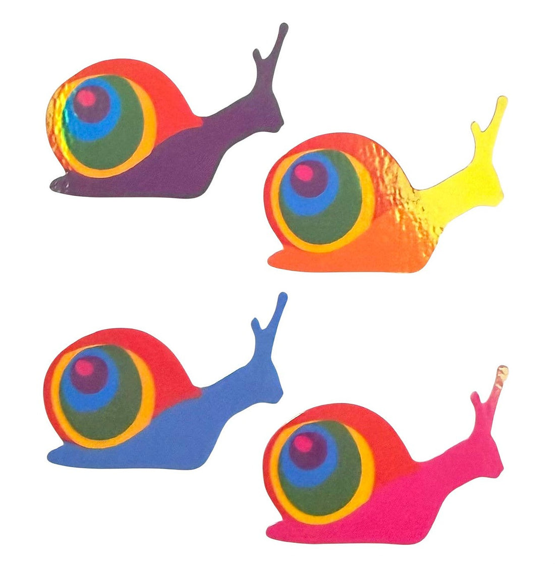 Pearl Rainbow Snail Sticker Sheet