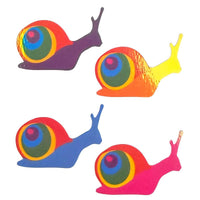 Pearl Rainbow Snail Sticker Sheet