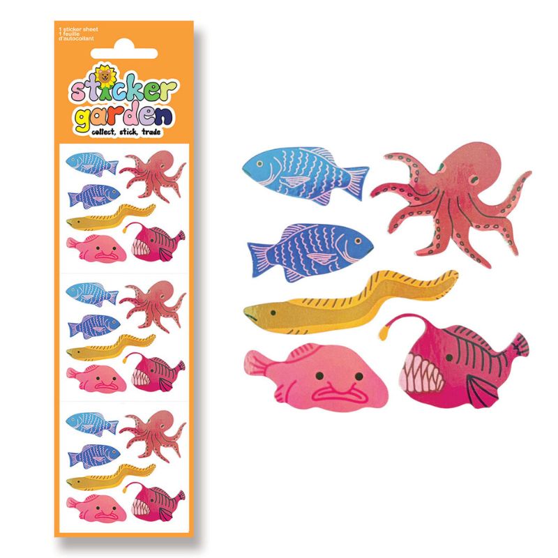 Pearl Sea Creatures Sticker Sheet