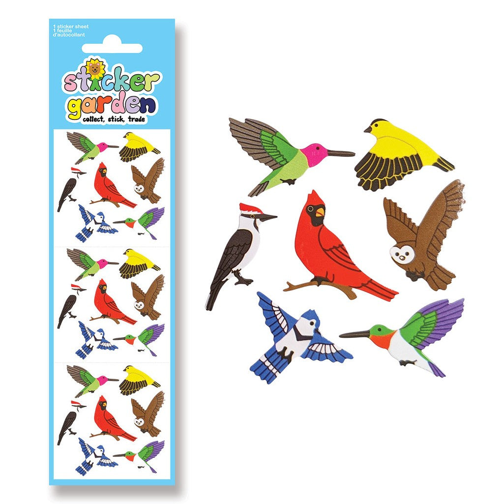 Classic Birds Sticker Sheet - Parkette.