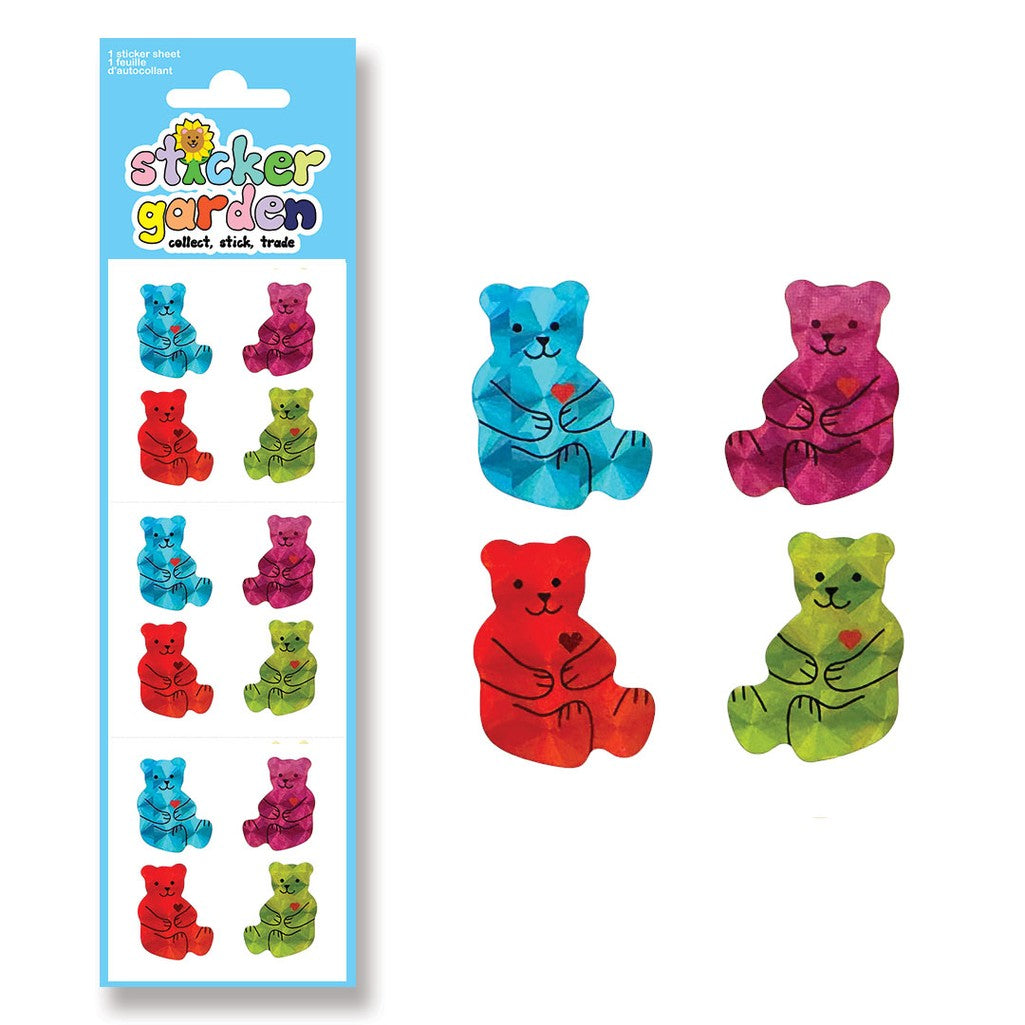 Prism Beary Cute Sticker Sheet - Parkette.