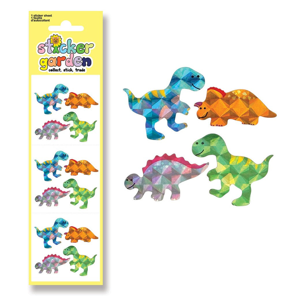 Prism Dinosaurs Sticker Sheet - Parkette.