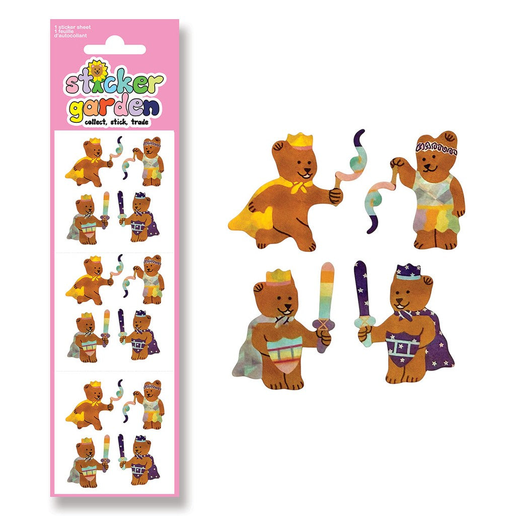 Prism Silk Bears Sticker Sheet - Parkette.