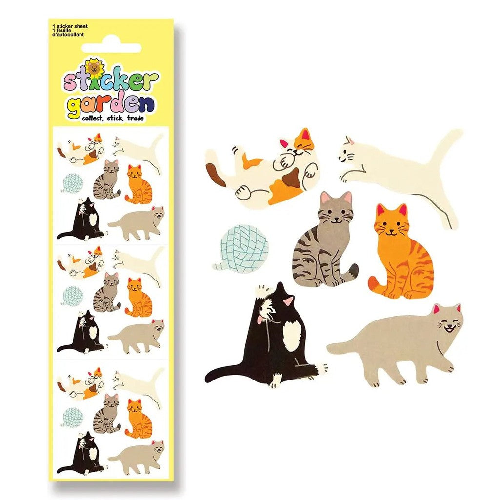Classic Cat Sticker Sheet - Parkette.