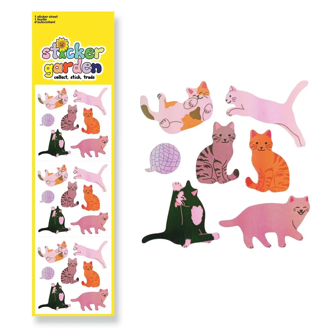 Pearl Cat Sticker Sheet