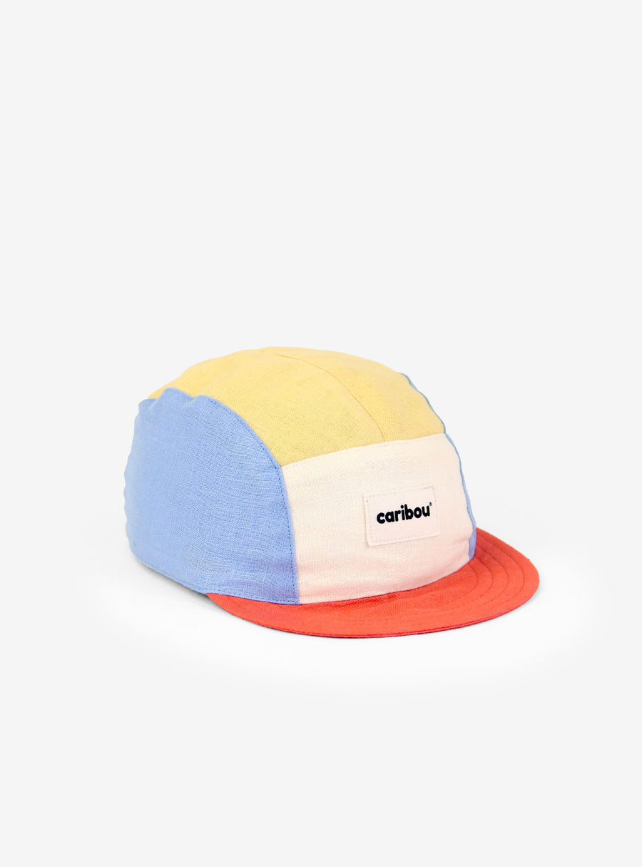 Caribou Linen Cap - Multicolour - Parkette.