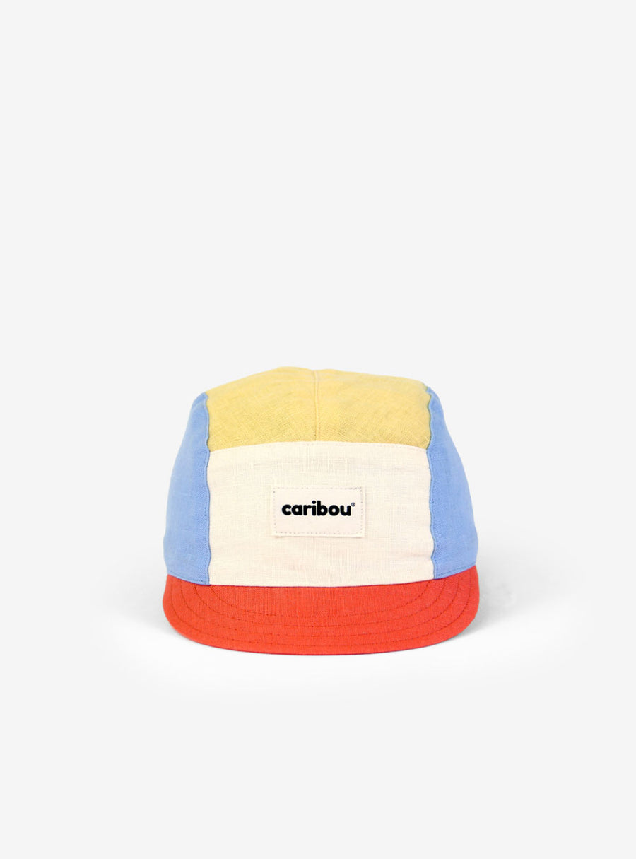 Caribou Linen Cap - Multicolour - Parkette.
