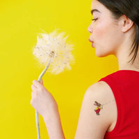 Dandelion Bunny Tattoo Pair - Parkette.