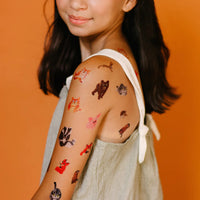 Furry Friends Temporary Tattoo Sheets - Parkette.